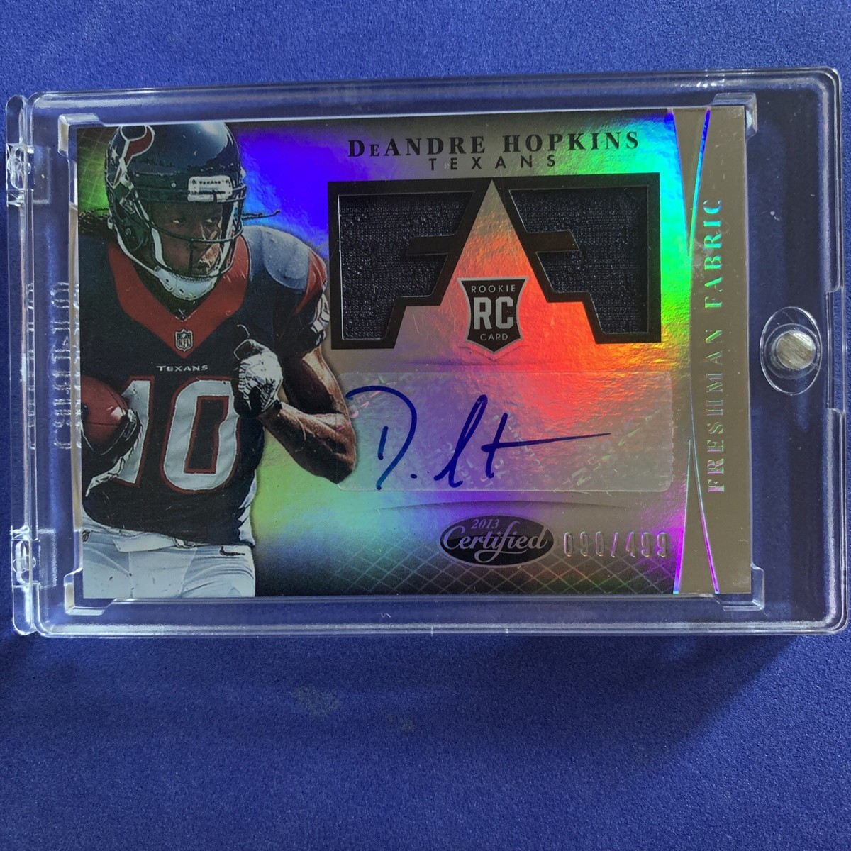 DEANDRE HOPKINS　ホプキンス　直筆サインカード　AUTO　NFL Autographed DeAndre Hopkins NFL Autographed Cards, Autographed