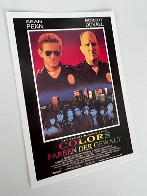 Cinema Filmplakatkarte | Colors - Farben der Gewalt | 1988