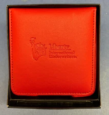 #43 Insurance Advertising - Liberty International Underwriters Stitched Coasters