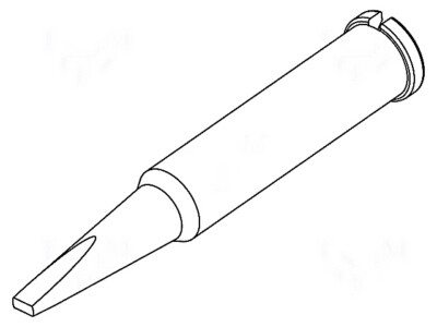 0102CDLF18L/SB Lötspitze geschraubt 1,8mm für Lötkolben,für Lötstationen ERSA