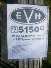 EVH Wolfgang 5150 III 212ST 112ST Speaker Enlosure Owners Manual
