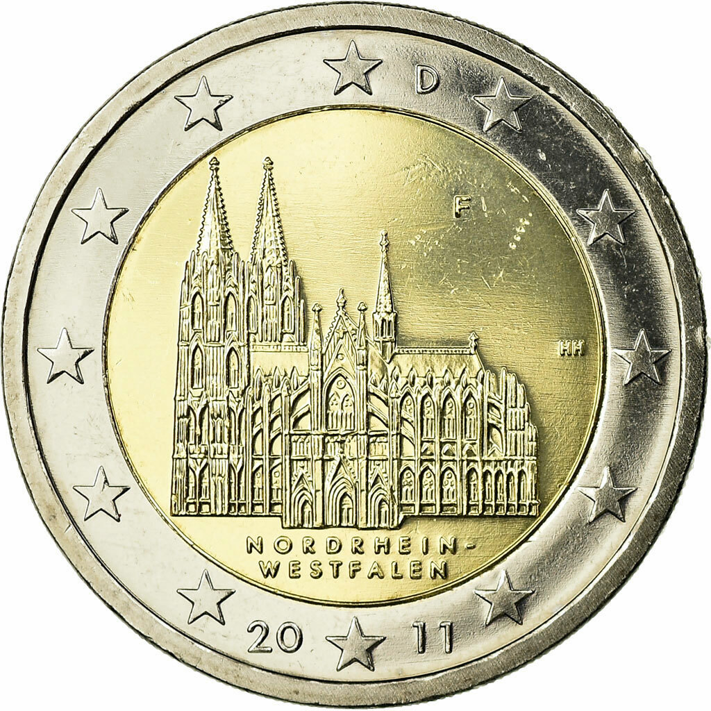 Piece 2 Euros Nordrhein Westfalen 2011 Valeur 724393] République fédérale allemande, 2 Euro, NORDRHEIN - WESTFALEN, 2011,  SU | eBay