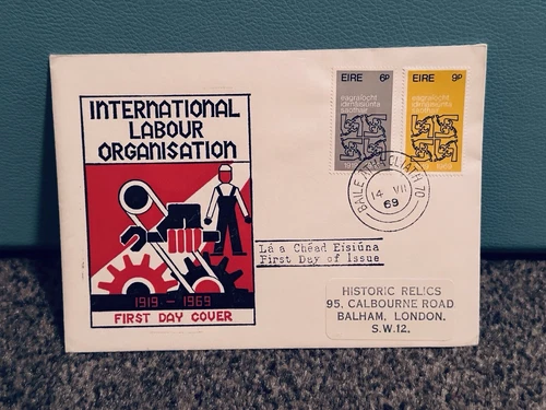 Ireland stamps 1969 FDC 50th Anniv. Int. Labour Organisation