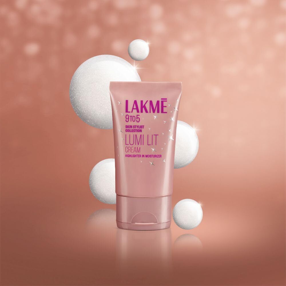 Lakme Lumi Lit Cream - Face Cream with Moisturizer + Highlighter