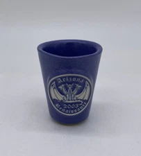 Arizona Renaissance Festival 2003 3 Headed Dragon Shot Glass Purple