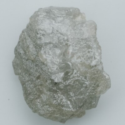 1.19 Ct 100% Natural Loose Rough Uncut African Earth MIned Silver Gray Diamond