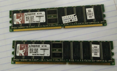 2x Kingston KVR333D8R25/512 PC-2700 512MB 333MHz ECC REG Server Memory FREE SHIP