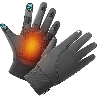 Winter Gloves Cold Weather Waterproof Thermal Touch Screen Gloves for Men  Women