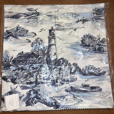 Pottery Barn Lighthouse 18 x18  Pillow Cover 