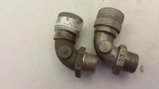HUBBELL NHC1022 CORD CONNECTOR MALE 1/2" NPT PORT 1/2" HUB SIZE LOT OF 2 NNB