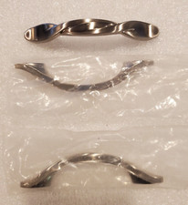 BRUSHED NICKEL CABINET DRAWER PULL 3" CENTERS 5 LENGTH