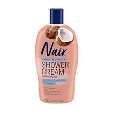 Nair Sensitive Formula Shower cream Hair Remover Coconut Oil Vitamin E 12.6oz