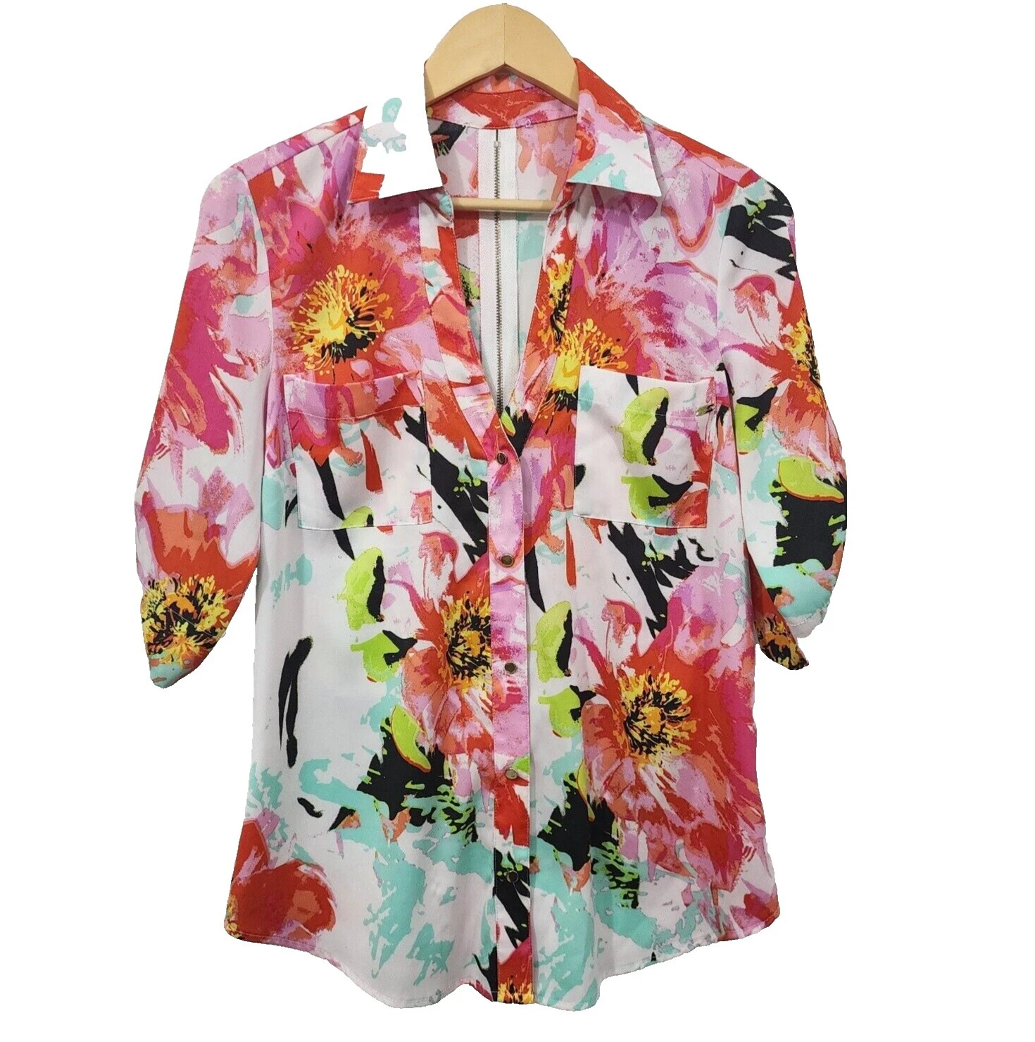 Bebe fiesta/cóctel Tops floral para De mujer