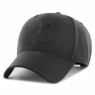 47 Brand Anaheim Ducks NHL MVP Snapback Cap / Blackout Black / UVP 28£