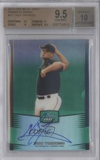 2012 Leaf Metal Draft Green 5/10 Nick Travieso #BA-NT1 BGS 9.5 GEM MINT Auto 2u8