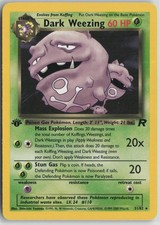 Dark Weezing 31/82 Rare Team Rocket Pokemon 1st Edition Near Mint on eBay