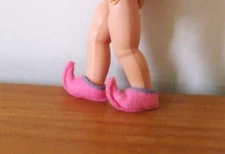 Madame Alexander Elf Shoes in Pink for your 7-8" Doll