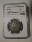 1846-O MD Seated Liberty Half Dollar XF40 NGC no drapery