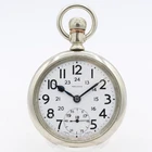 Antique 18s Omega Regina Canadian Dial Mechanical Pocket Watch Silver Swiss
