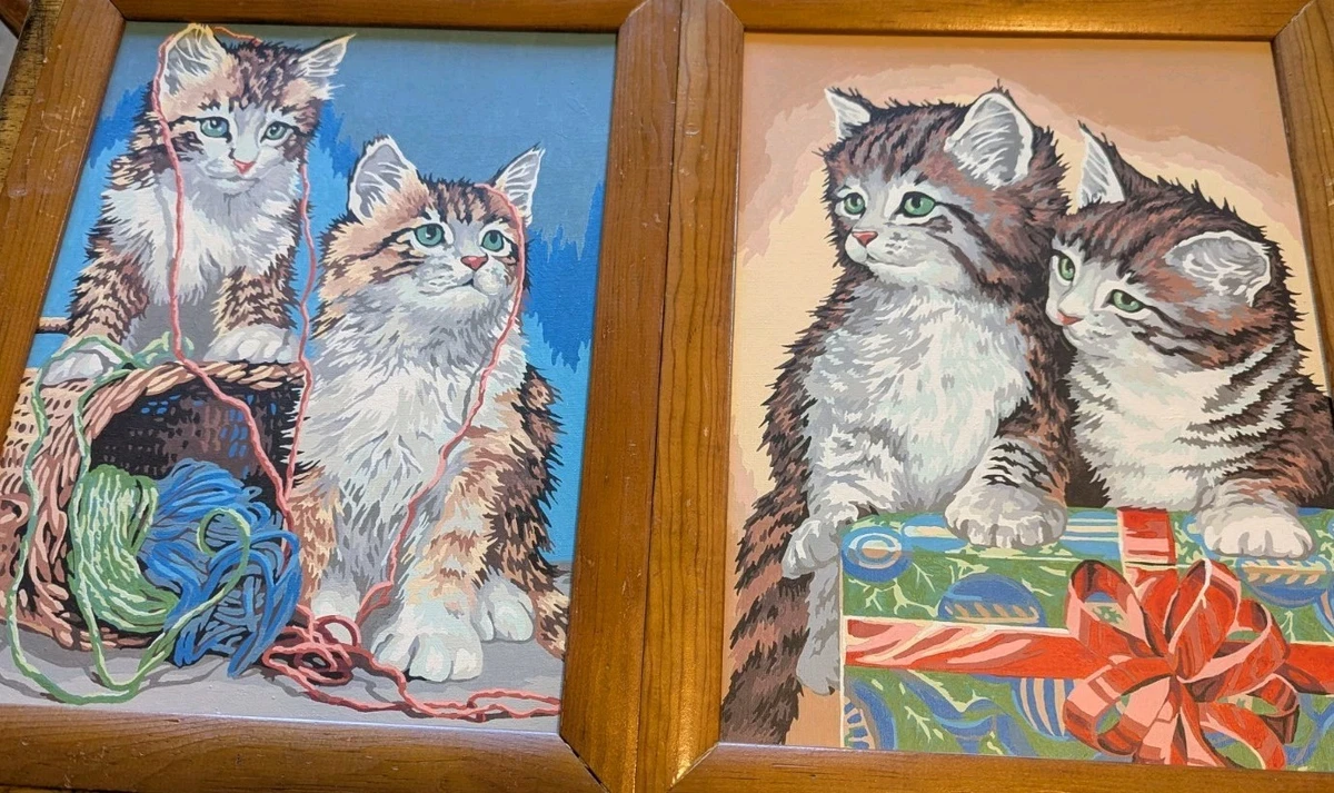 vintage paint by number pictures products for sale | eBay