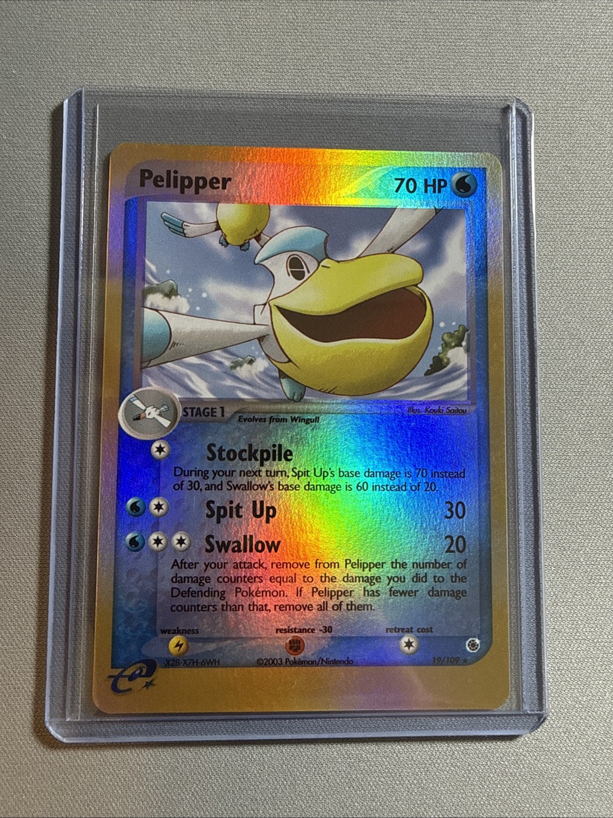 pelipper pokemon card value Pokmon TCG Cards for sale 204/091 / Shiny Rare Card Type / HP / Stage Pelipper 2003 EX: Ruby &