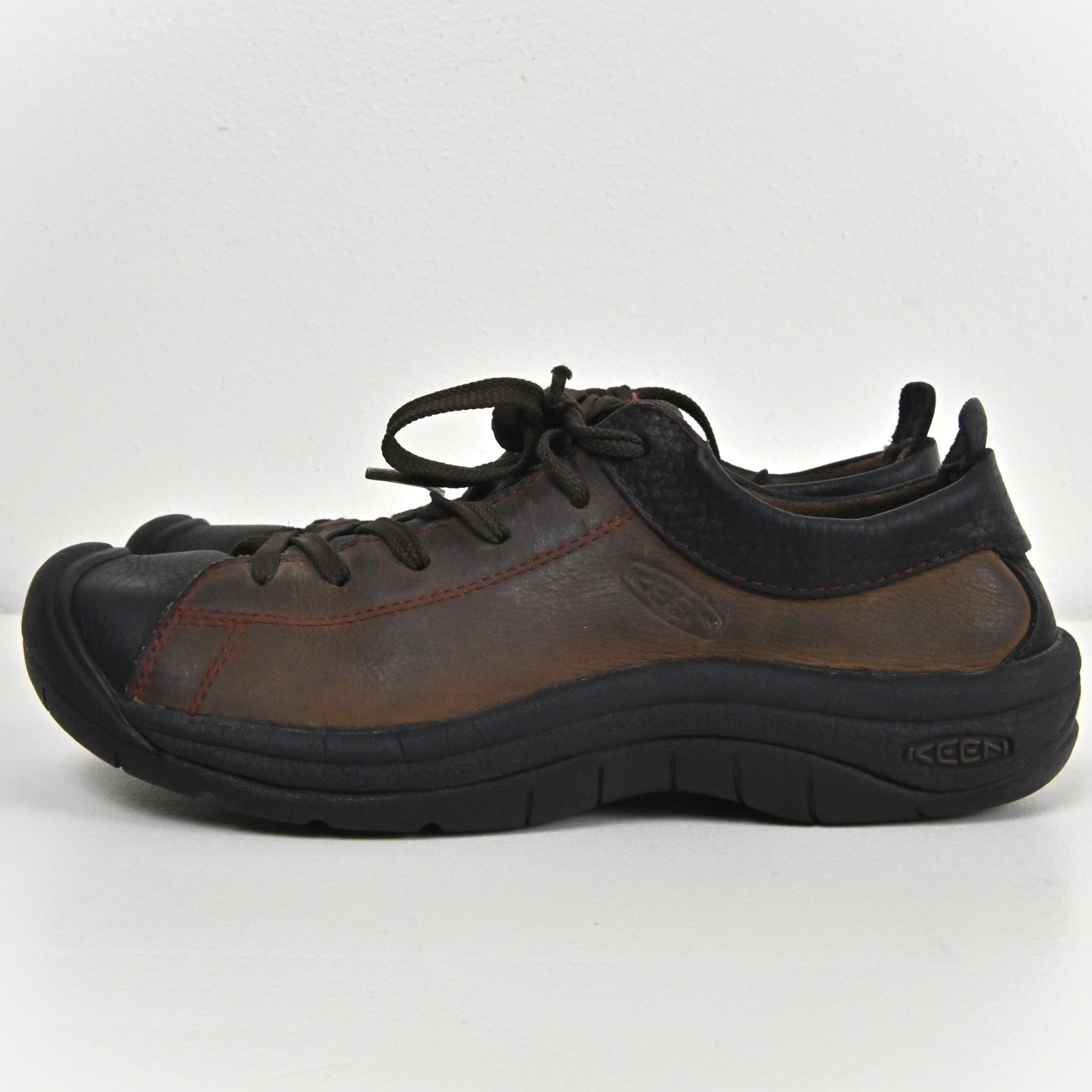 Sneakers Oxford Keen Barika in pelle stringate da trekking casual marrone US6 UK3 5