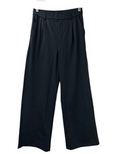 Halara Women  s Size Small High Rise Side Pocket Wide Leg Casual Pants Black