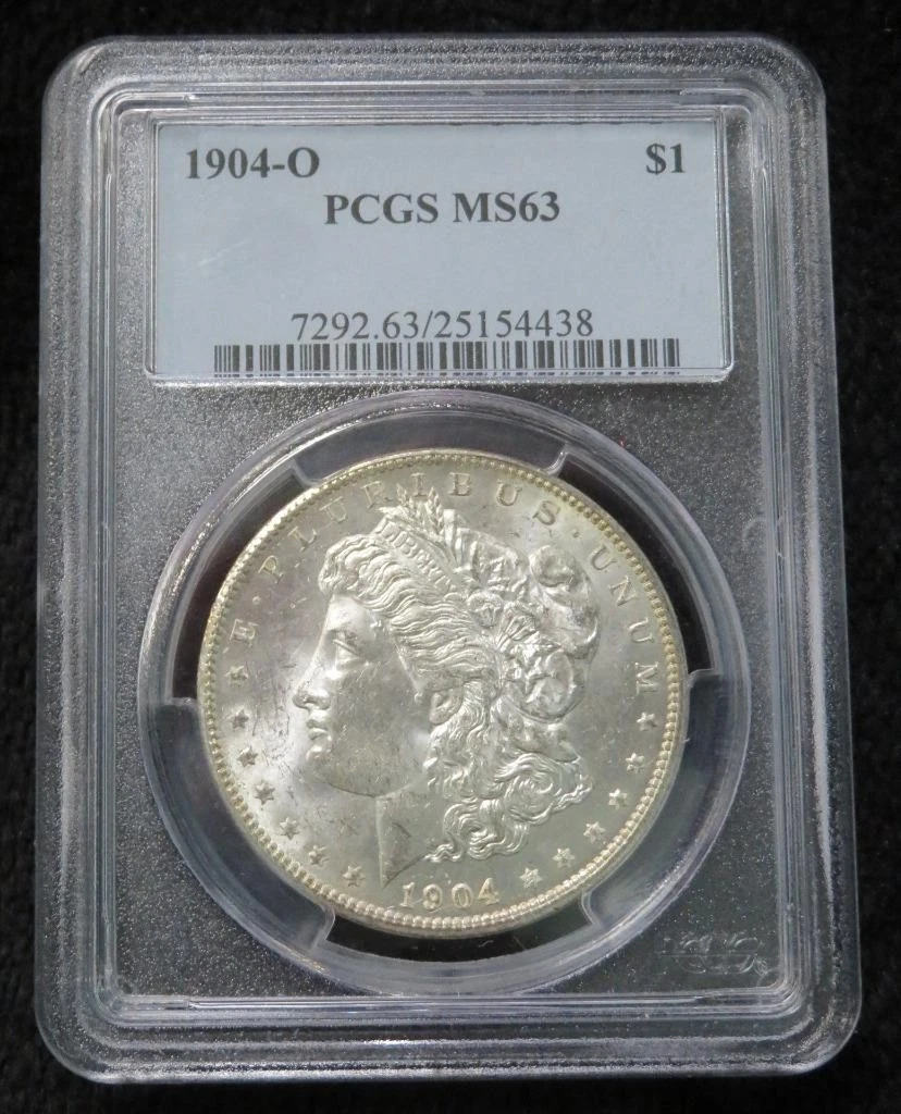 25+ MS 63 Graded 1904 Year Morgan US Dollars (1878-1921) for sale