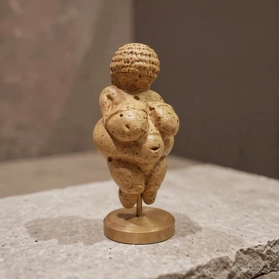 NICHT MARKIERT Venus of Willendorf Replica - Paleolithic Fertility Goddess Statue, 11cm (4 inch)
