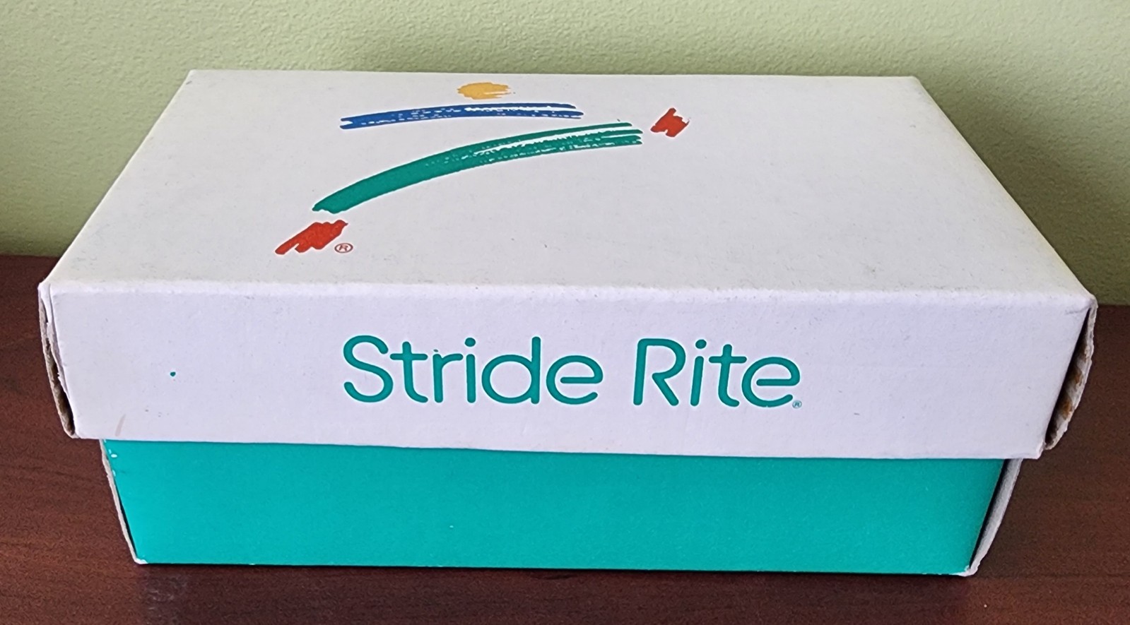 Vtg Stride Rite Show Box - BOX ONLY "Infant Regency White" 8N