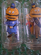 Mcdonalds Big Mac Collector Series Glasses Mayor Mccheese Officer Big Mac Set Mcdonalds Big Mac Collector Series Glasses Mayor Mccheese Officer Big Mac Set
