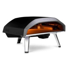 Ooni Koda 16 Gas Pizza Oven Powered Outdoor Portable Stone Baked XLarge Black-