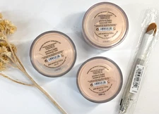 LOT 4💋bareMinerals Perfect Light Mineral Veil Finishing 6.5 Max Concealer Brush