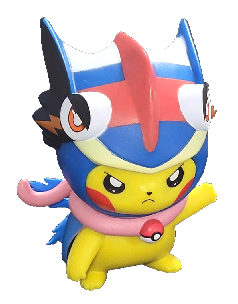 Pokemon Pikachu Cosplay Greninja Figure - 3 inch - Brand New