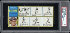 1968 BAZOOKA #2 CARL YASTRZEMSKI TIPPS FROM THE TOPPS PANEL PSA 1 (LOOKS BETTER)