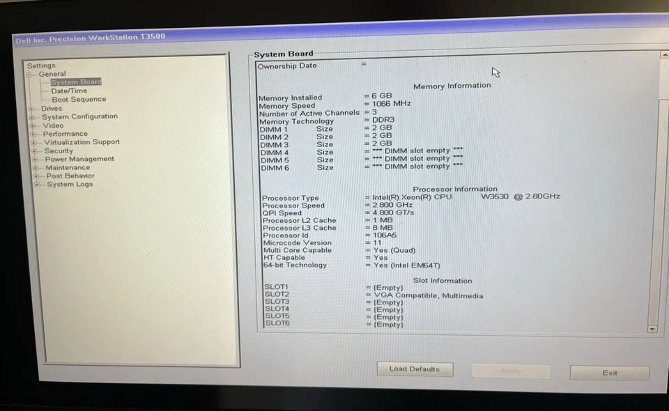 DELL PRECISION T3500 - XEON W3530 2.8GHz - Image 4 of 4