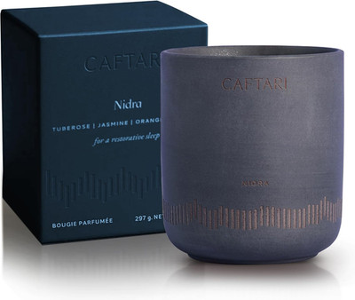 Luxury Aromatherapy Candle | Jasmine, Tuberose & Neroli Scented | 60 Hour Burn |