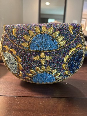 Ramla Handmade Moroccan Crossbody Clutch Bag