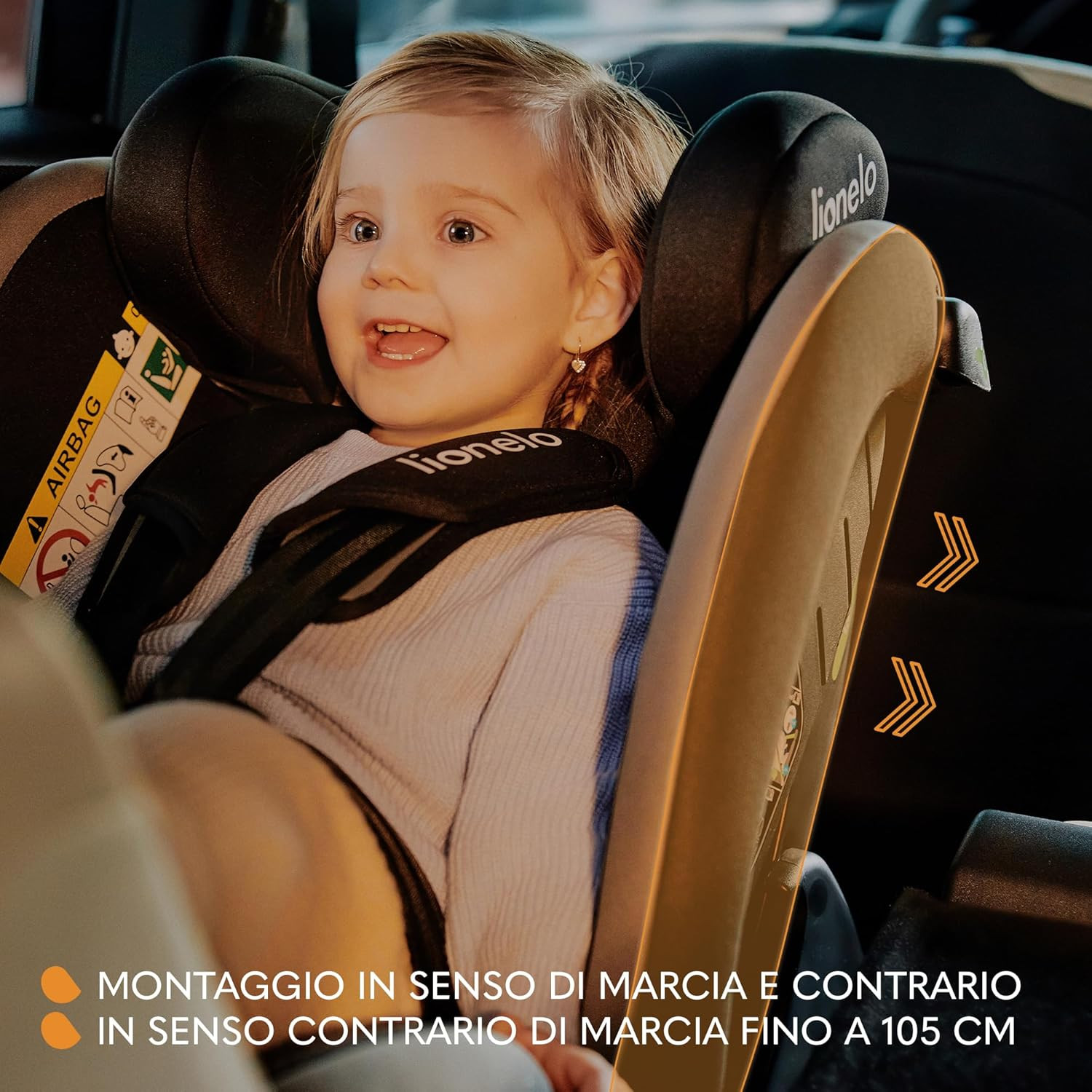 AART I-SIZE Seggiolino Auto per Bambini 40-150 Cm, Montaggio Con Cinture Di Sicu foto 4