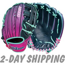 Wilson A2000 Omaha Series 1750SS Grape Flamingo 12.5" RHT Outfield Glove Ltd Ed
