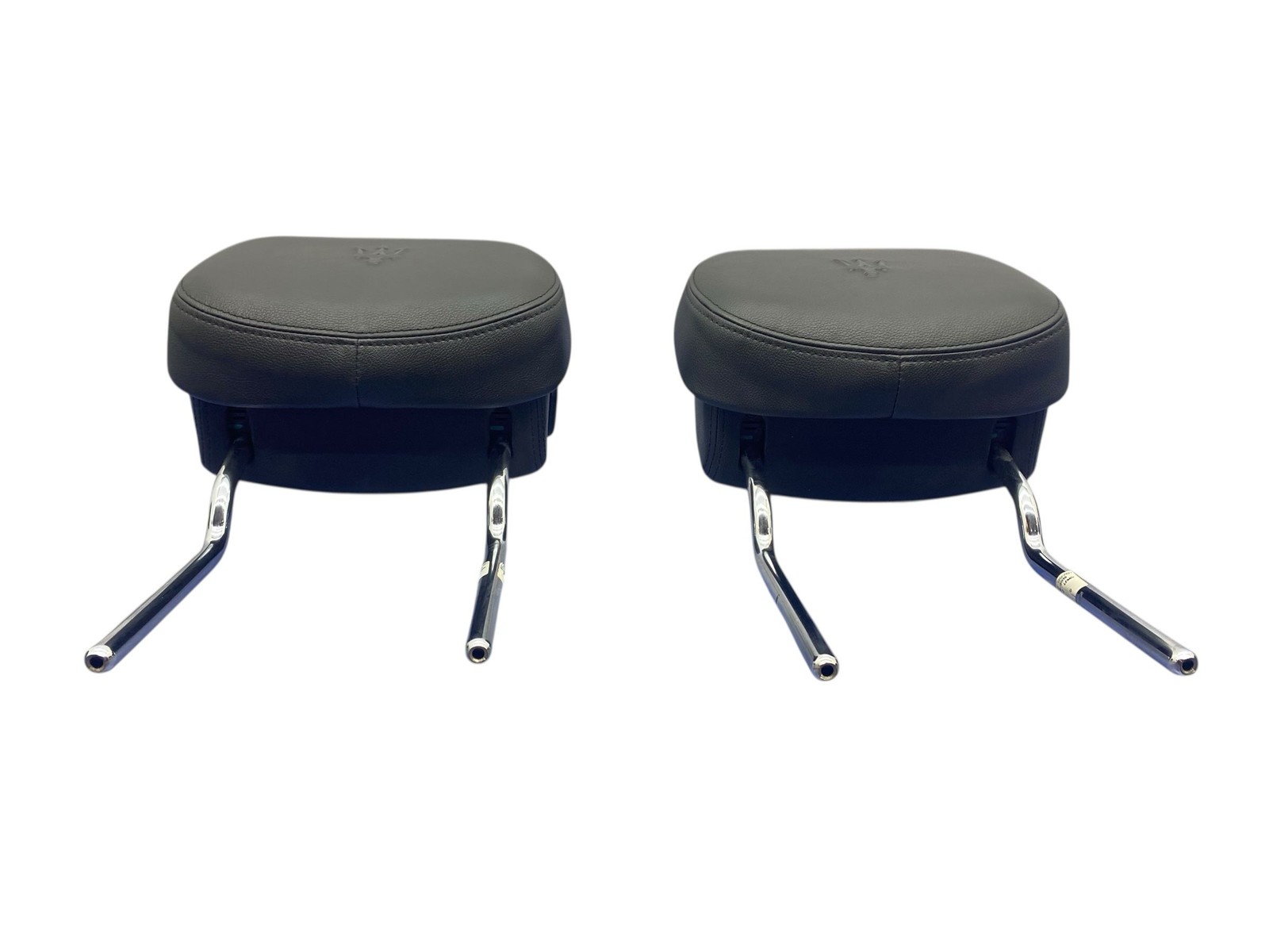 2017-2024 Maserati Levante M161 Front Right & Left Headrest W/ Crest Set (2) IBK