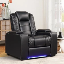 CANMOV Power Recliner Home Theater Seating, Electric Recliner Chair