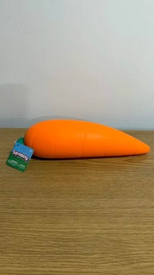 Sunny Days Jumbo Squeezy Carrot Orange Squishy Toy Stress Relief Sensory