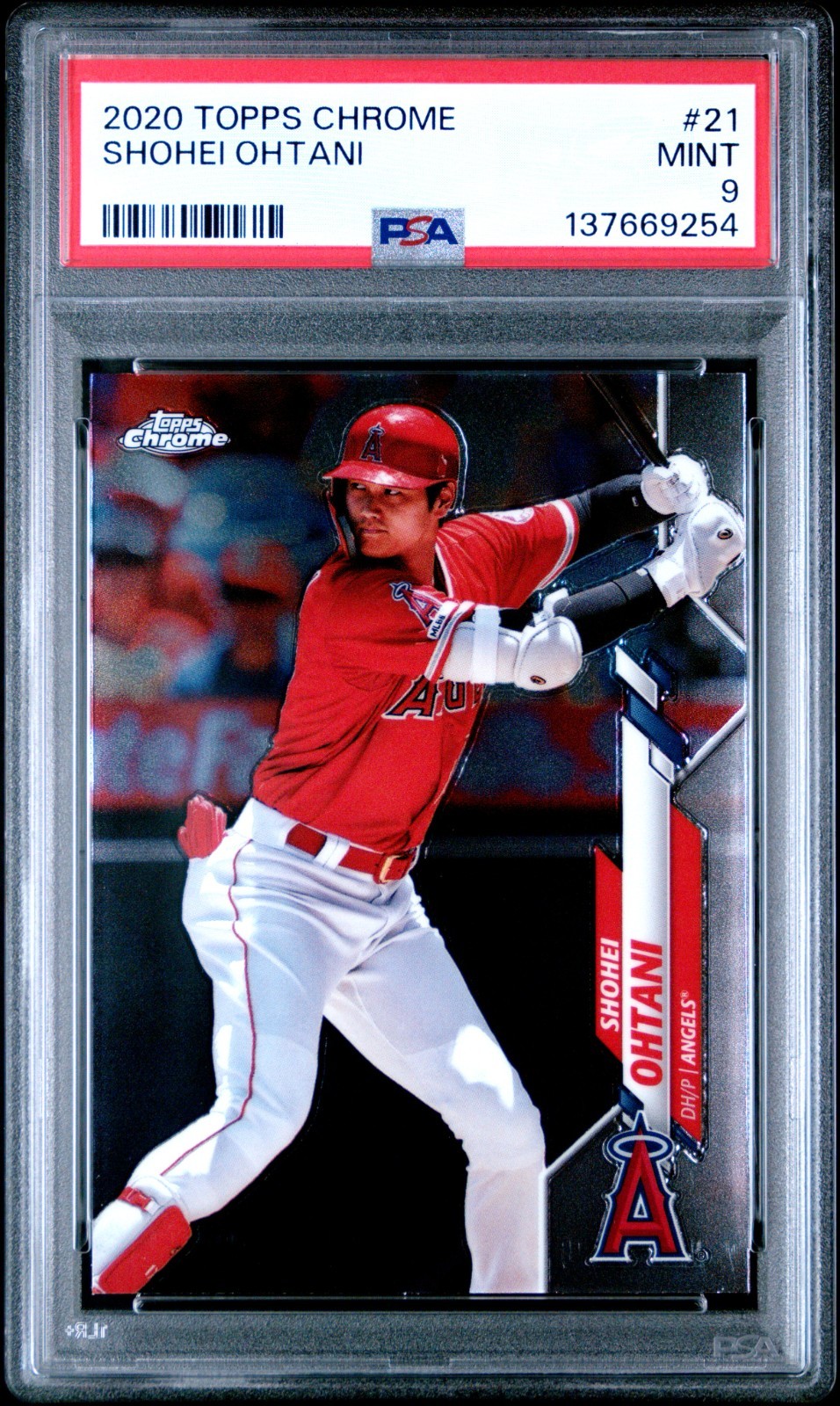 SHOHEI OHTANI PSA 9 2020 TOPPS CHROME #21