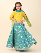 Fabindia girls India Lehenga Choli set, 2-3 years