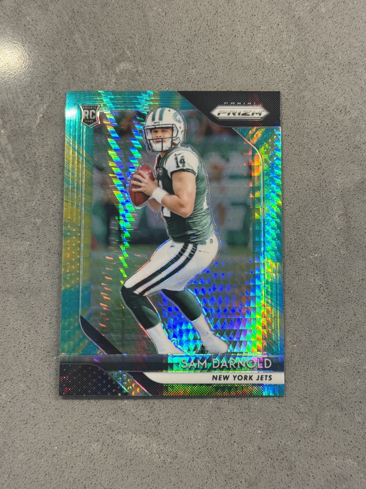 2018 Panini Prizm Sam Darnold # 203 Green Hyper Prizm /275 RC