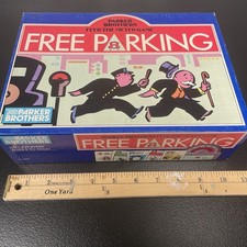 Vintage 1988 Free Parking Board Game Parker Brothers
