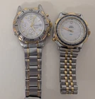 Vintage Timex Indiglo Tide Watch & Caravelle Chronograph Watch Parts Repair Lot