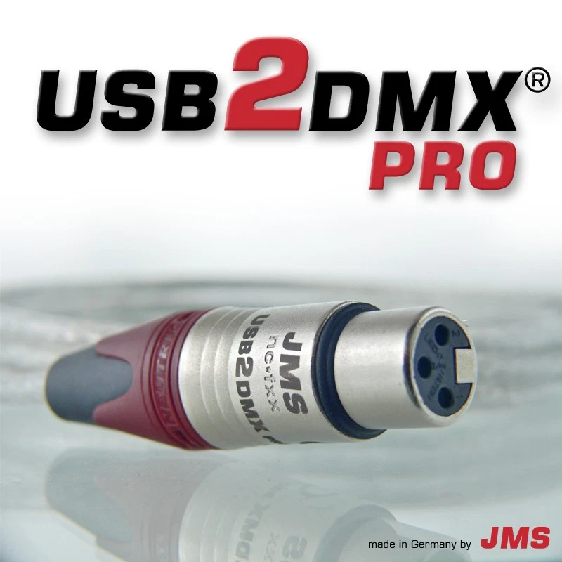 USB2DMX PRO JMS USB Controller Interface 512 DMX channels 3 years warranty - Image 3 of 4
