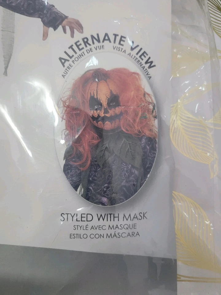 Pumpkin Monster Girl Child XL 12-14  Used - Image 2 of 4